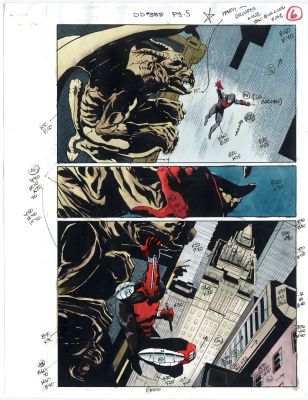 Christie Scheele Alexander Jubran Ande Parks | Daredevil - Color Guide Issue 338 Page 6 | Catskill Comics