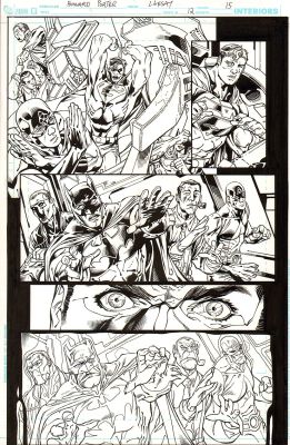 Howard Porter | Dc Universe Legends #12 P 15 (Superman & Batman Battling Bad Guys Throughout!) | Romitaman
