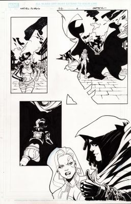MARVEL RIVALS- LUNA SNOW, GALACTA, DOOM, DAREDEVIL - ERIC GAPSTUR | Comix Art Studio