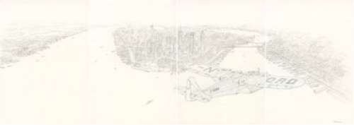 Romain HUGAULT (né en 1979) - lot 47 - St Ex, un prince dans sa citadelle Mine de plomb sur papier…