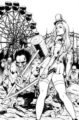 Marco Santucci | Jinx & Stitches: the Great Revenge #1: Scream Queens Cover Issue 01 Page Cover | Comic Art House