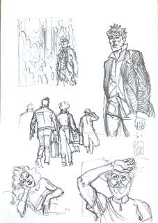 Angelo Stano | Original pencil sketch on paper for Dylan Dog. Cm. 21x30. Signed. Mint. Code 1823. | Segni e Disegni