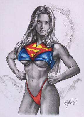 Claudio Aboy | Supergirl ** Claudio Aboy | ComicArtFans Classifieds