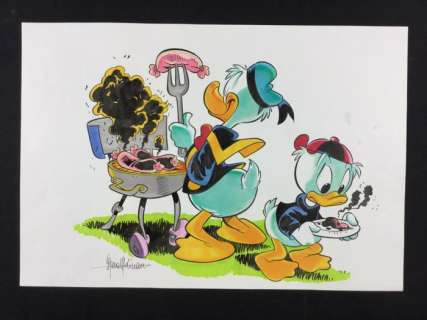 Molinari, Lara - Original illustration â€œBarbecueâ€ | Catawiki