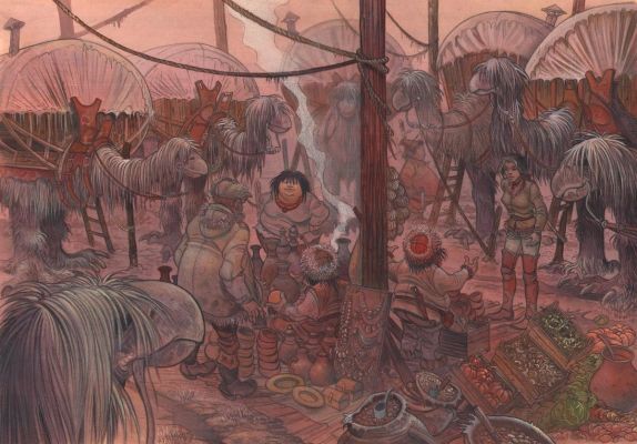 SOKAL Benoît - SYBERIA magnifique illustration de rÃ©fÃ©rence pour le marchÃ© Youkol