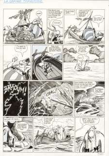 Blutch - Variations - planche originale - La grande traversée