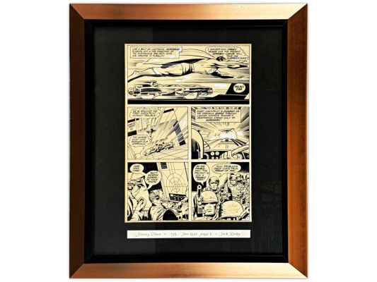 Lot 460 - Jack Kirby Jimmy Olsen #135 Original Comic Art Page | Weiss Auctions