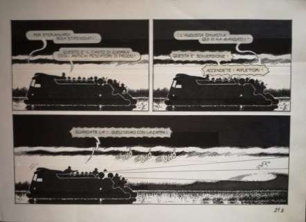 Magnus - tavola originale "I Briganti" n. 21 | Catawiki