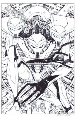 Dustin Weaver | Power of X Issue 6 Page Cover | Albert Moy