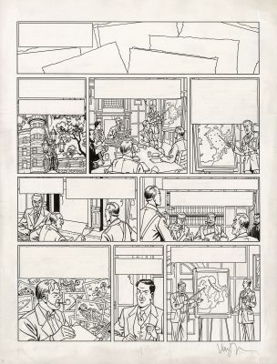 Van Dongen | Blake et Mortimer T. 31 La menace Atlante | Galerie Champaka