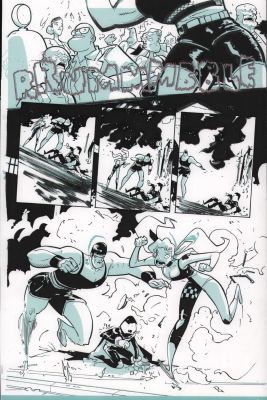 Jay Leisten | Harley Quinn 2021 Series Panel Page - Harley & Keepsake | Anthony’s Comic Book Art
