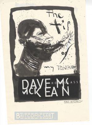 Dave McKean | Tip of My Tongue Illustration By Dave McKean (1995) | BritComicsArt