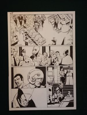 Sleuth Comics Starring The Black Owl DON SECREASE - RICK BURCHETT Original Art | eBay US (Buy It Now)