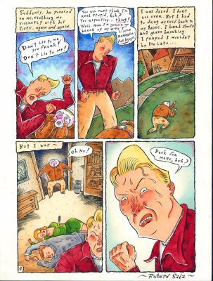 Richard Sala | The Residents - Freak Show (1992) - Herman the Human Mole Page 4 | Scott Eder