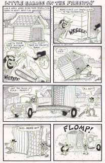 J.R. Williams | Little Garage on the freeway -- Real Stuff | Comic Art Collective