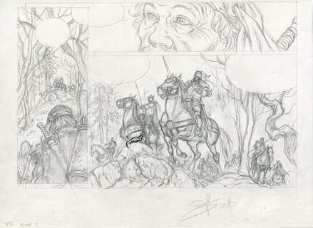 Swolfs, Yves - Original sketch - Legende - (2008) | Catawiki