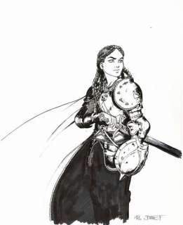 Philippe Buchet - lot 295 - Sillage, dessin original Ã  l‘encre de chine réalisé…