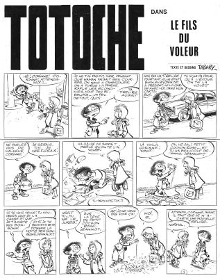Tabary | TOTOCHE, planche originale 1 Le fils du voleur | Galerie Napoléon