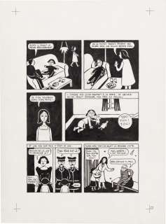 Marjane Satrapi | Persepolis (Original Book Art, page 22) | Sotheby’s