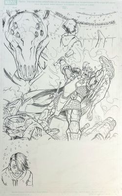 Pepe Larraz | The Mighty Thor #17 P.11 | The Green Room