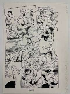 Original Comic Book Art Drawing Alien nation Firstcomers comic | Los Angeles Estate Auction