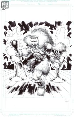 Whilce Portacio | Mbaku - Marvel Snap Card Art | Panel Page Art