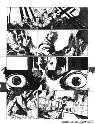Secher Valentin | Planche originale 53 signée de Méta-Baron T.02 | Galerie Napoléon