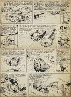 Willy Maltaite, Dit Will (1927-2000) | Tif et Tondu "Plein gaz" planche 43 | Tajan