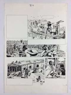 Attilio Micheluzzi - "Americani: Storia dei popoli a fumetti" original page - (1983) | Catawiki