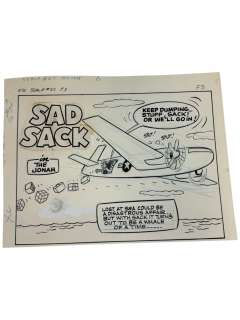 Sad Sack Comics Original Storyboard Production Comic Art | Los Angeles Estate Auction