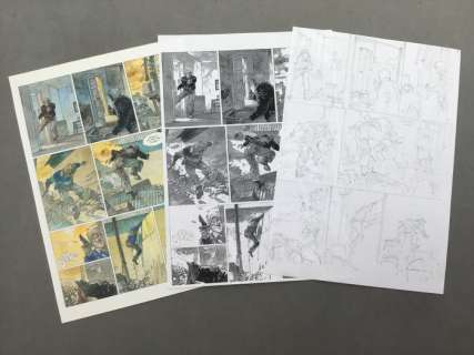 Jeremiah - Planche originale crayonnés (p.35) Jeremiah T24 - Le Dernier Diamant  - (2003) | Catawiki