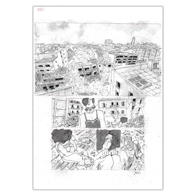Anne Masse | Asphalte Sauvage - Planche originale 102 | Achetez de l’Art