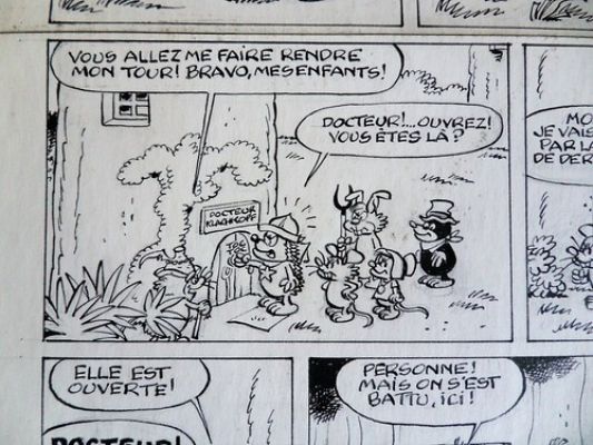 Planche originale Sibylline "Les cravates Noires" par R. Macherot | eBay Europe