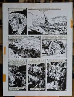 Lanciostory #42 - Seijas Garcia - "L’uomo di Richmond" original page - Page volante - Other - (1977) | Catawiki