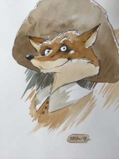 Masbou - Dessin original en couleur - De Cape et de Crocs (2018) | Catawiki