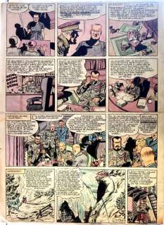 Paape, Eddy Jean Valhardi / Jan Kordaat - La Machine Ã  conquérir le Monde / De Bevrijding van professor Stagmus  - Page originale - (1956) | Catawiki