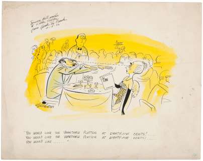 "DENNIS THE MENACE" ARTIST HANK KETCHUM MAGAZINE CARTOON ORIGINAL ART. | Hake’s