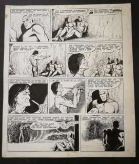 Forton, Gérald - Planche originale (p.12) - Bob Morane - La vallée des Crotales (+ extra’s) - Page volante - (1964) | Catawiki