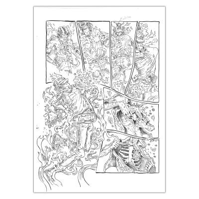 Le Turk | Dead Train - Planche originale page 144 | Achetez de l’Art