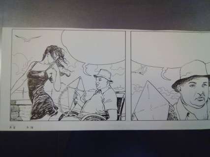 Milo Manara - original strip "Miele" - Page volante - . | Catawiki