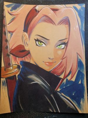 Sakura Original Fine Art Illustration Signed 8.5x11 COA | eBay US (Buy It Now)