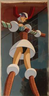 Very Large Over-Sized Cutey Cutie Honey Flash F (1997/8) Cel of Magnet Honey | ComicArtFans Classifieds