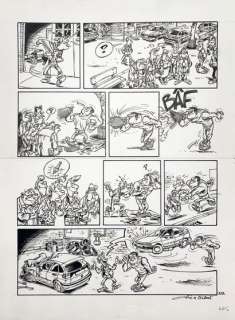 OLIS / GILSON - « Garage Isidor » - Planche originale… | Collauctions