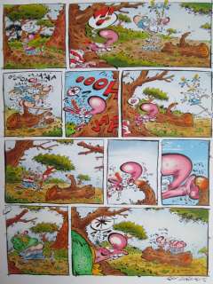 Schreurs, Eric - Originele pagina in kleur - Joop Klepzeiker 17 - Kleppie in het bos - (2002) | Catawiki