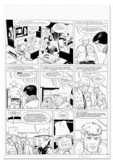 Vance, William | XIII - Encre de chine pour la planche 36 de l’album "Le | Coutau Bégarie