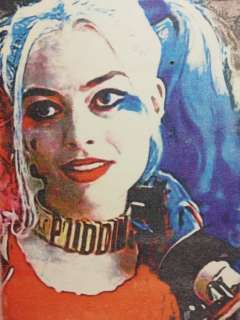 HARLEY QUINN  - Original artwork on a wooden plate - Size: 29,8 x 42 cm. - EO - (2018) | Catawiki