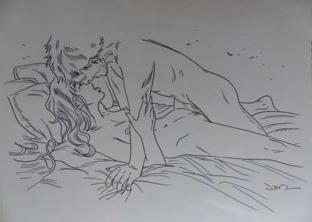 Jim - Aggrandissement de la 3ème case (p.28) - Une nuit Ã  Rome T2 - Page volante - (2012) | Catawiki