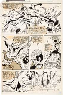 "CAPTAIN AMERICA" #265 MIKE ZECK COMIC PAGE 24 ORIGINAL ART. | Hake’s