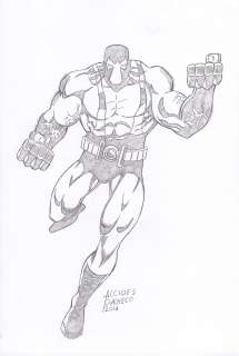 Alcides Pacheco | Bane Running Pinup | Abel Original Art