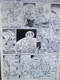 Schreurs, Eric - Originele pagina - Joop Klepzeiker 5 - Karate 2 (1988) | Catawiki